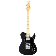 FGN E-Gitarre Boundary Iliad in Schwarz mit Humbucker und Singlecoil