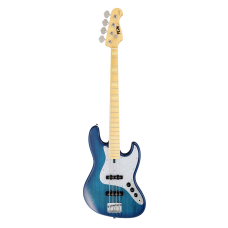 FGN E-Bass Neo Classic JB-100 in See-Thru Blue Burst