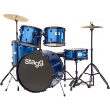 22" TIM122B BL Drumset, Schlagzeug, Komplettset, blau